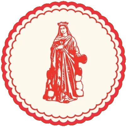 St Barbara Coaster