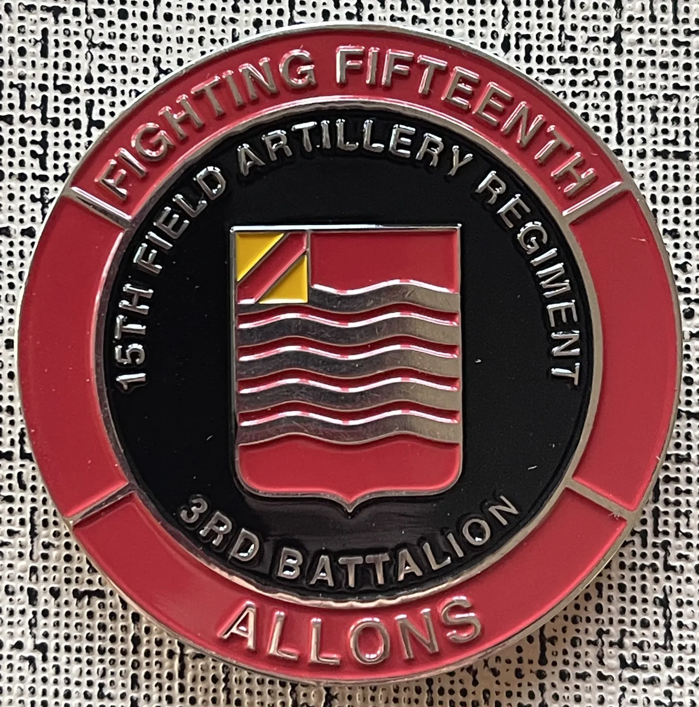 Battalion Coin Front View